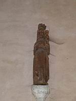 Perouges, Eglise, Statue de la Vierge à l'enfant (14e) (3)
